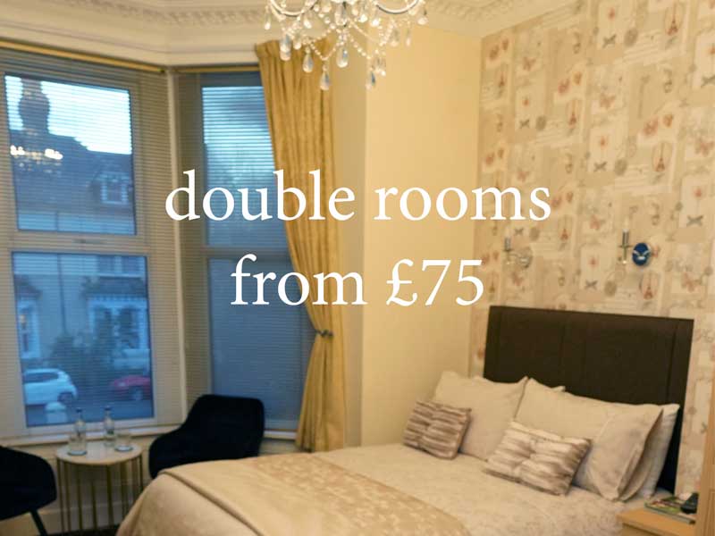 Double Rooms From £75 | THE ROSEDENE LLANDUDNO