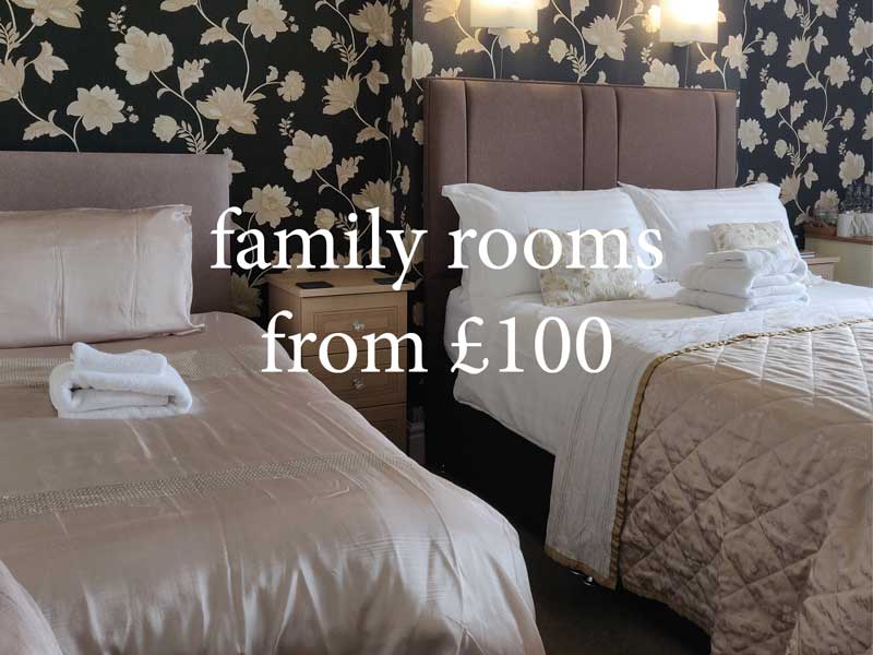 Family Rooms From £100 | THE ROSEDENE LLANDUDNO
